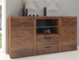 Kommode Rumba - Lefkas Eiche RUMBADL20 2F 2S