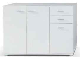 Kommode Mike - weiß MIKE-1 3T 2S