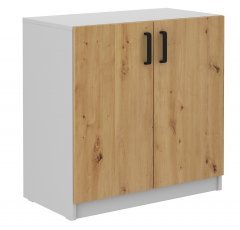 Schrank Malta - Eiche Artisan/hellgrau 102 AR/LG 2F