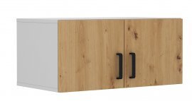 Schrank Malta - Eiche Artisan/hellgrau 112 AR/LG 2F