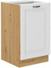 Unteres Element Stilo - weiß/Artisan Eiche - 60 cm D 1F BB