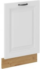 Tür für Einbaugeschirrspüler Stilo - weiß/Artisan Eiche - ZM 71,3x59,6 cm