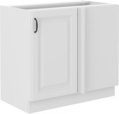 Unteres Eckelement Stilo - weiß - 105 cm ND 1F BB