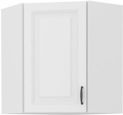 Oberes Eckelement Stilo - weiß - 60x60 cm GN-72 (45°) 1F