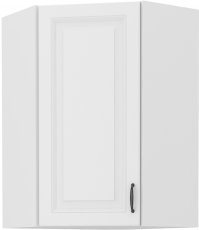 Oberes Eckelement Stilo - weiß - 60x60 cm GN-90 (45°) 1F