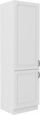 Hoher Schrank Stilo - weiß - 60 cm - DK 210 2F