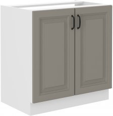 Unteres Element Stilo - сlaygrey/weiß - 80 cm ZL 2F BB