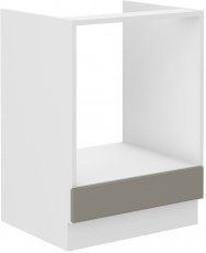 Unteres Element für Einbaubackofen Stilo - сlaygrey/weiß - 60 cm D GAZ BB