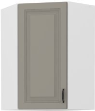 Oberes Eckelement Stilo - сlaygrey/weiß - 60x60 cm GN-90 (45°) 1F