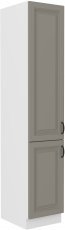 Hochschrank Stilo - сlaygrey/weiß - 40 cm DK-210 2F