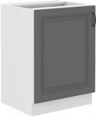 Unteres Eckelement Stilo - dustgrey/weiß - 60 cm D 1F BB