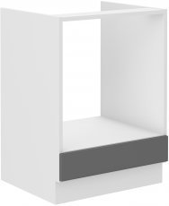Unteres Element für Einbaubackofen Stilo - dustgrey/weiß - 60 cm D GAZ BB