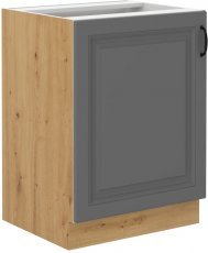 Unteres Element Stilo - dustgrey/artisan Eiche - 60 cm D 1F BB
