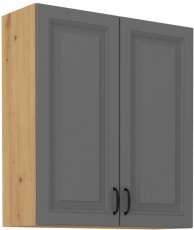Oberelement Stilo - dustgrey/Artisan Eiche - 80 cm G-90 2F