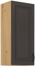 Oberelement Stilo - grau/Artisan Eiche - 40 cm G-90 1F