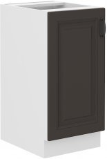 Unteres Element Stilo - grau/weiß - 40 cm D 1F BB