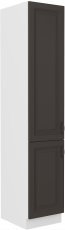 Hochschrank Stilo - grau/weiß - 40 cm DK-210 2F