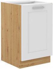 Unteres Element Luna - weiß/Artisan Eiche - 50 cm ZL 1F BB