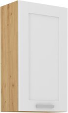 Oberelement Luna - weiß/Artisan Eiche - 45 cm G-90 1F