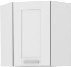 Oberes Eckelement Luna - weiß - 60x60 cm GN-72 (45°) 1F