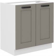 Unteres Element Luna - claygrey/weiß - 80 cm ZL 2F BB