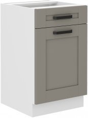 Unteres Element Luna - claygrey/weiß - 50 cm D 1F 1S
