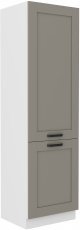 Hochschrank Luna - tonclay/weiß - 60 cm LO-210 2F