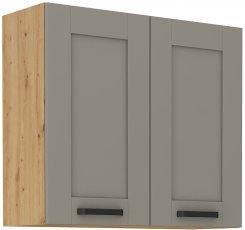 Oberelement Luna - claygrey/artisan Eiche - 80 cm G-72 2F