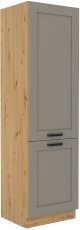 Hohelement Luna - claygrey/Artisan Eiche - 60 cm LO-210 2F