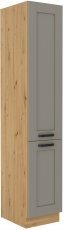 Hohes Element Luna - claygrey/Artisan Eiche - 40 cm DK-210 2F