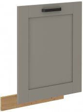 Tür für Einbau-Geschirrspüler Luna - claygrey/Artisan Eiche - ZM 71,3x59,6 cm