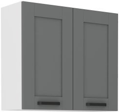 Oberes element Luna - dustgrey/weiß - 80 cm G-72 2F