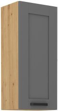 Oberelement Luna - dustgrey/Artisan Eiche - 40 cm G-90 1F