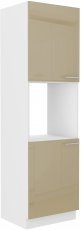 Hoher Schrank für den Einbaubackofen Lara - cappucino - 60 cm DP-210 2F