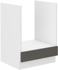 Unteres Element für Einbaubackofen Lara - grau - 60 cm D GAZ BB