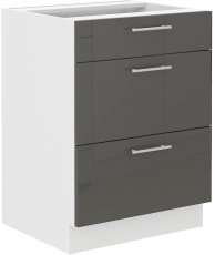 Unteres Element Lara - grau - 60 cm T 3S BB