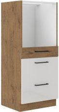 Einbauschrank für Backofen Vigo - Weißer Hochglanz - 60 cm DPS-145 3S BB