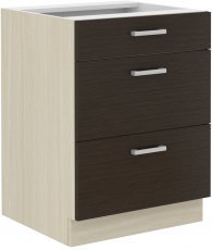 Unteres Element mit Schubladen Chamonix - 60 cm D 3S BB