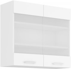Obere Vitrine Eko weiß - 80 cm GS-72 2F