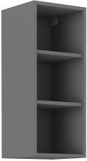 Oberelement mit offenen Regalen Stolarz - Anthrazit - 30 cm G-72 OTW