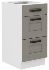 Unteres Element Luna - claygrey/weiß - 40 cm D 3S BB