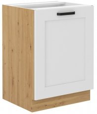 Unteres Element Luna - weiß/Artisan Eiche - 60 cm D 1F BB