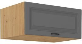 Oberelement Stilo - dustgrey/artisan Eiche - 80 cm NAGU-36 1F