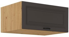 Oberelement Stilo - grau/Artisan Eiche - 80 cm NAGU-36 1F