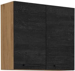 Oberelement Vigo - dunkles Holz - 80 cm G-72 2F