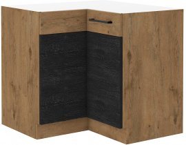 Unteres Element Vigo - dunkles Holz - 90x90 cm ND 2F BB