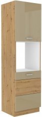 Hochschrank Artisan - Cappuccino - 60 cm DP-210 2F