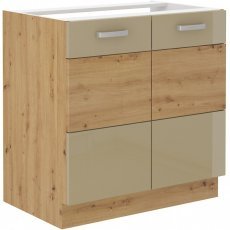 Unteres Element Artisan - cappuchino - 80 cm ZL 2F BB