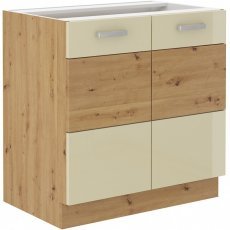 Unteres Element Artisan - Creme - 80 cm D 2F BB