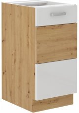 Unteres Element Artisan - weiß - 40 cm D 1F BB